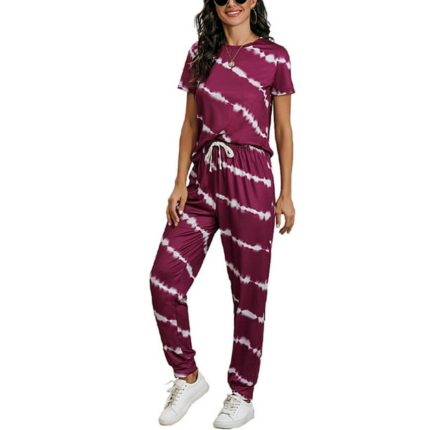 Details about / Women Sport Long Sleeve Tops Pant Outfit Fitness Tracksuit Activewear Loungewear